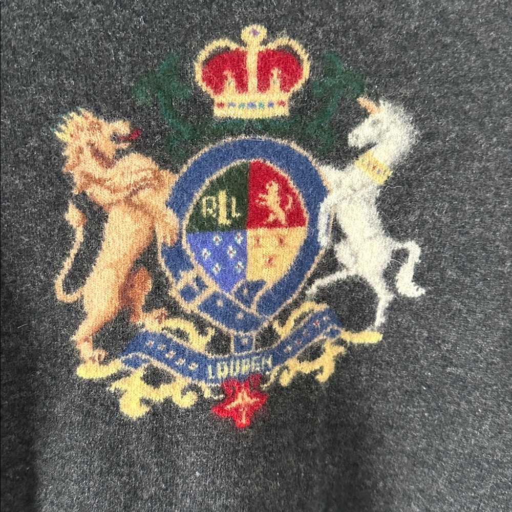 Ralph Lauren cashmere crest turtleneck size small - Picture 2 of 3